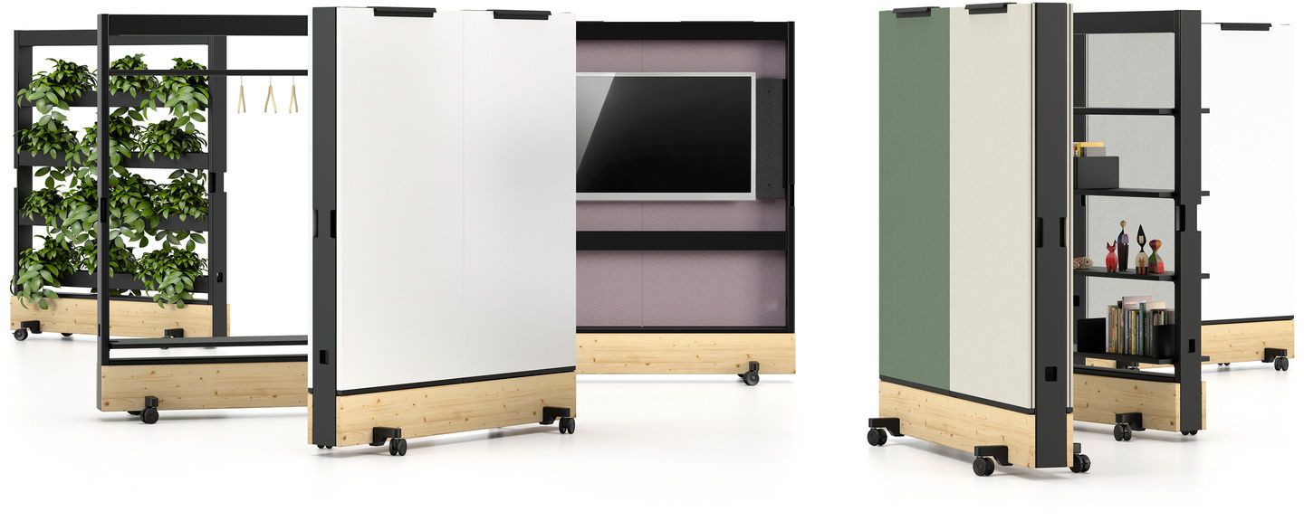 Vitra Dancing Wall as specified by Platfform for flexibility