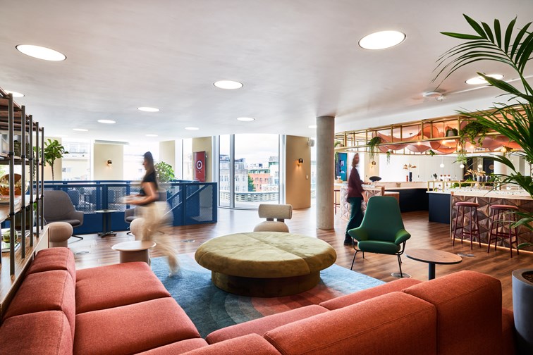 Incorporating branding into your workplace design needs a balanced approach. Using natural colours alongside company colours can subtly tie the environment back to your brand without making it feel like a billboard.